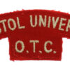Bristol University O.T.C. (BRISTOL UNIVERSITY/O.T.C.) Cloth Shoulder Title