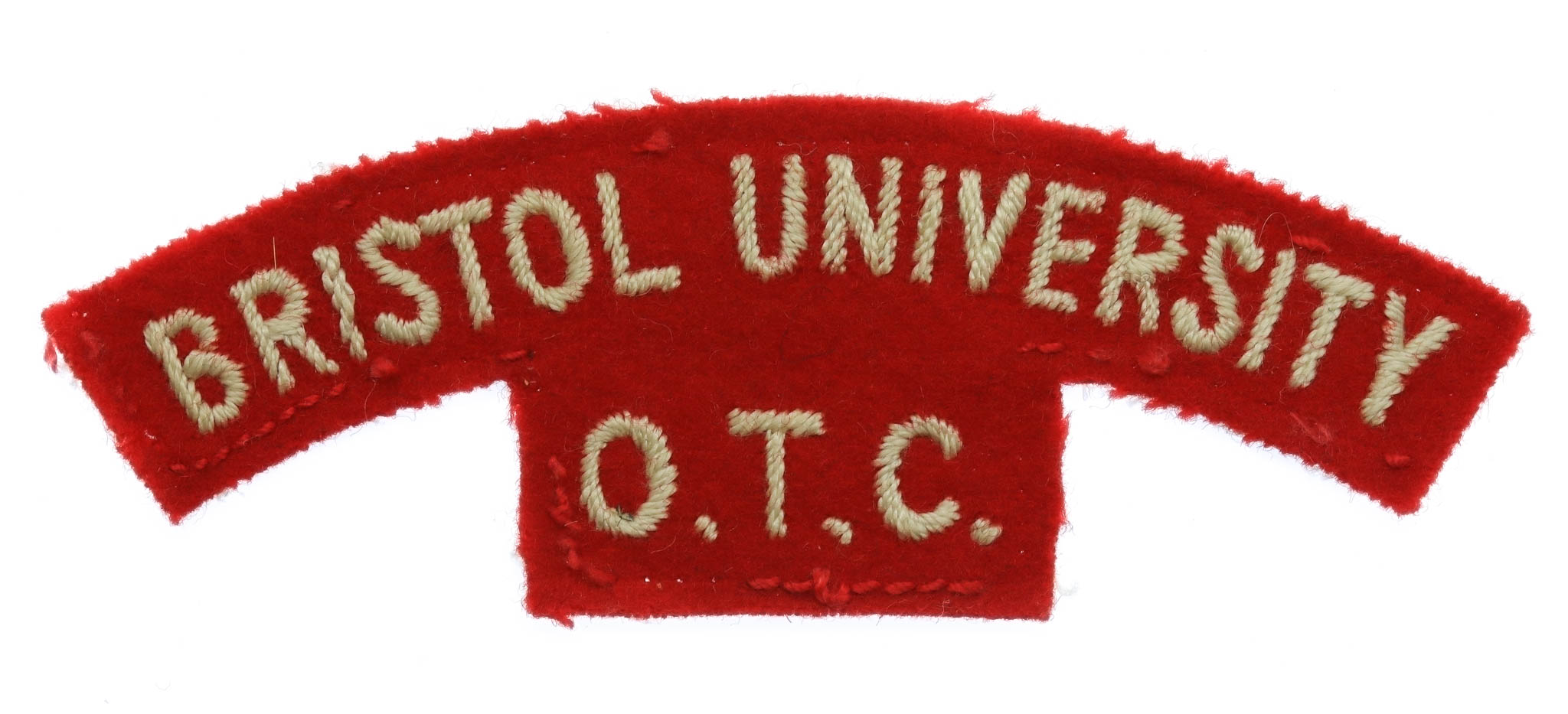 Bristol University O.T.C. (BRISTOL UNIVERSITY/O.T.C.) Cloth Shoulder Title
