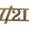 17th/21st Lancers (17/21L) Shoulder Title