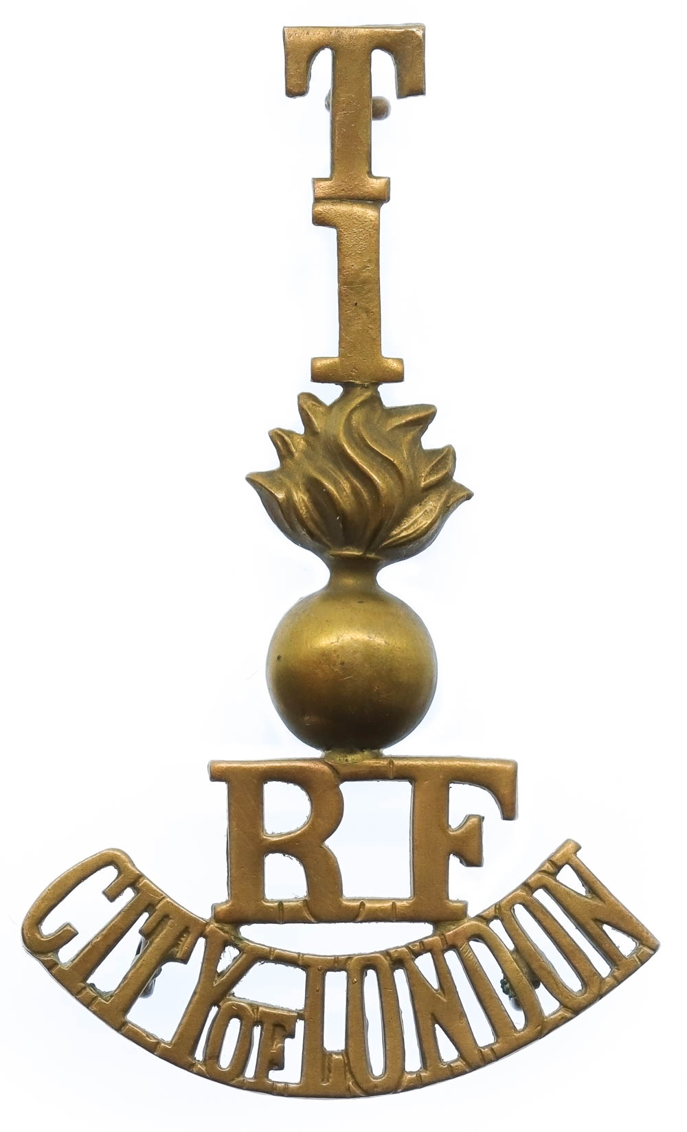 1st Territorial Bn Royal Fusiliers (T/1/Grenade/R.F./CITY OF LONDON) Shoulder Title