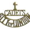 1st Cadet Bn. Royal Fusiliers (1/CADETS/CITY OF LONDON) Shoulder Title
