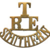 Territorial Southern Telegraph & Signal Companies Royal Engineers (T/R.E./SOUTHERN) Shoulder Title
