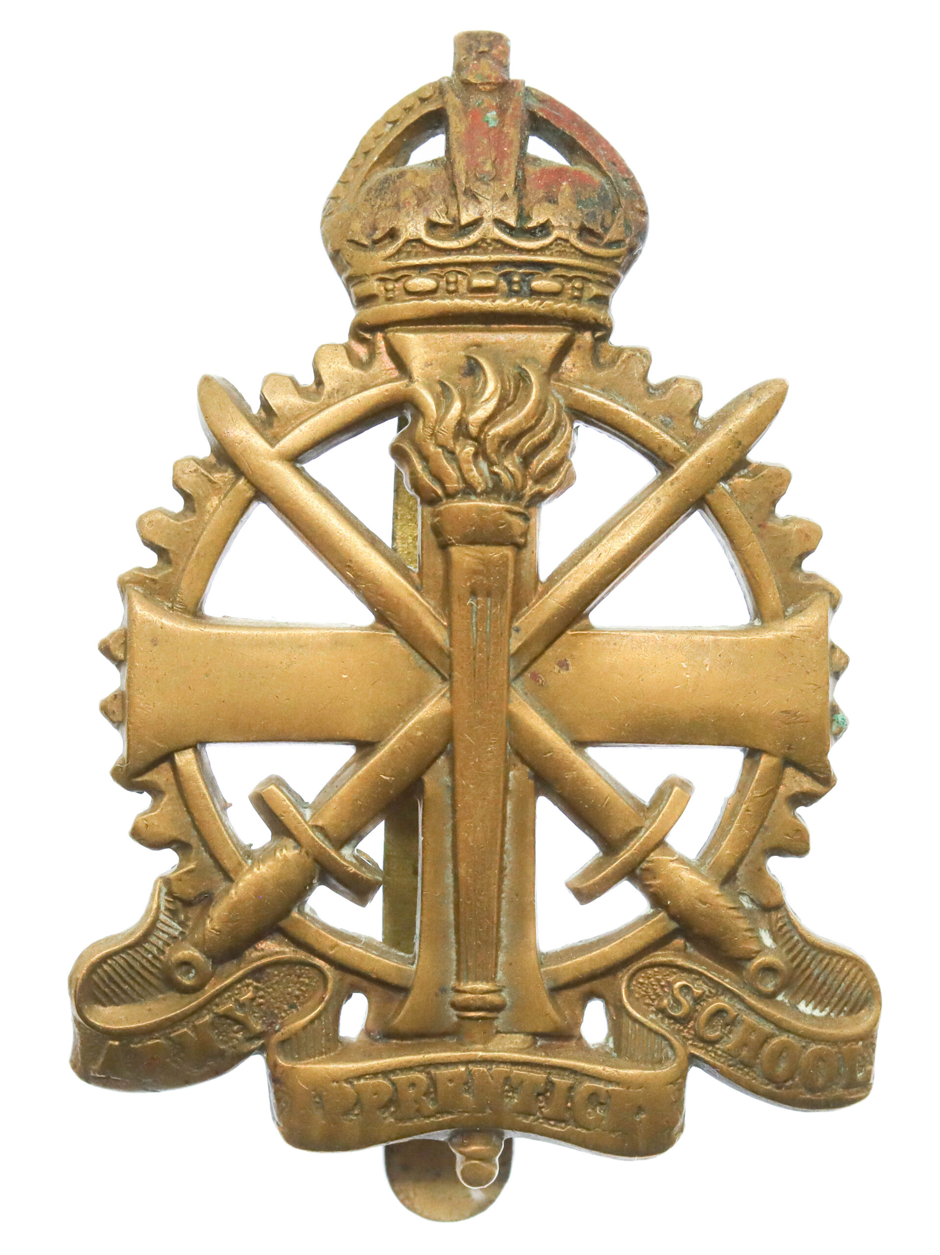 Army Apprentices School Cap Badge - King's Crown