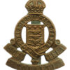 Royal Army Ordnance Corps (R.A.O.C.) 'Sua Tela Tonanti' Cap Badge - King's Crown