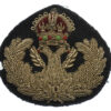 Lanarkshire Constabulary Senior Officer's Bullion Cap Badge - King's Crown