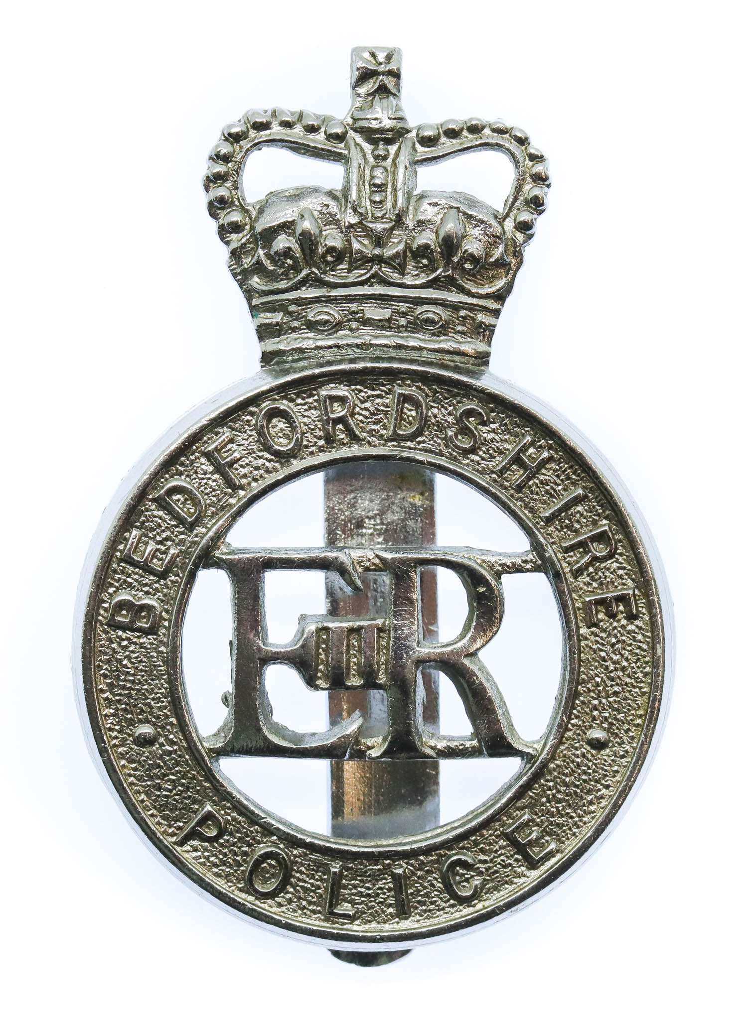Bedfordshire Police Cap Badge - Queen's Crown