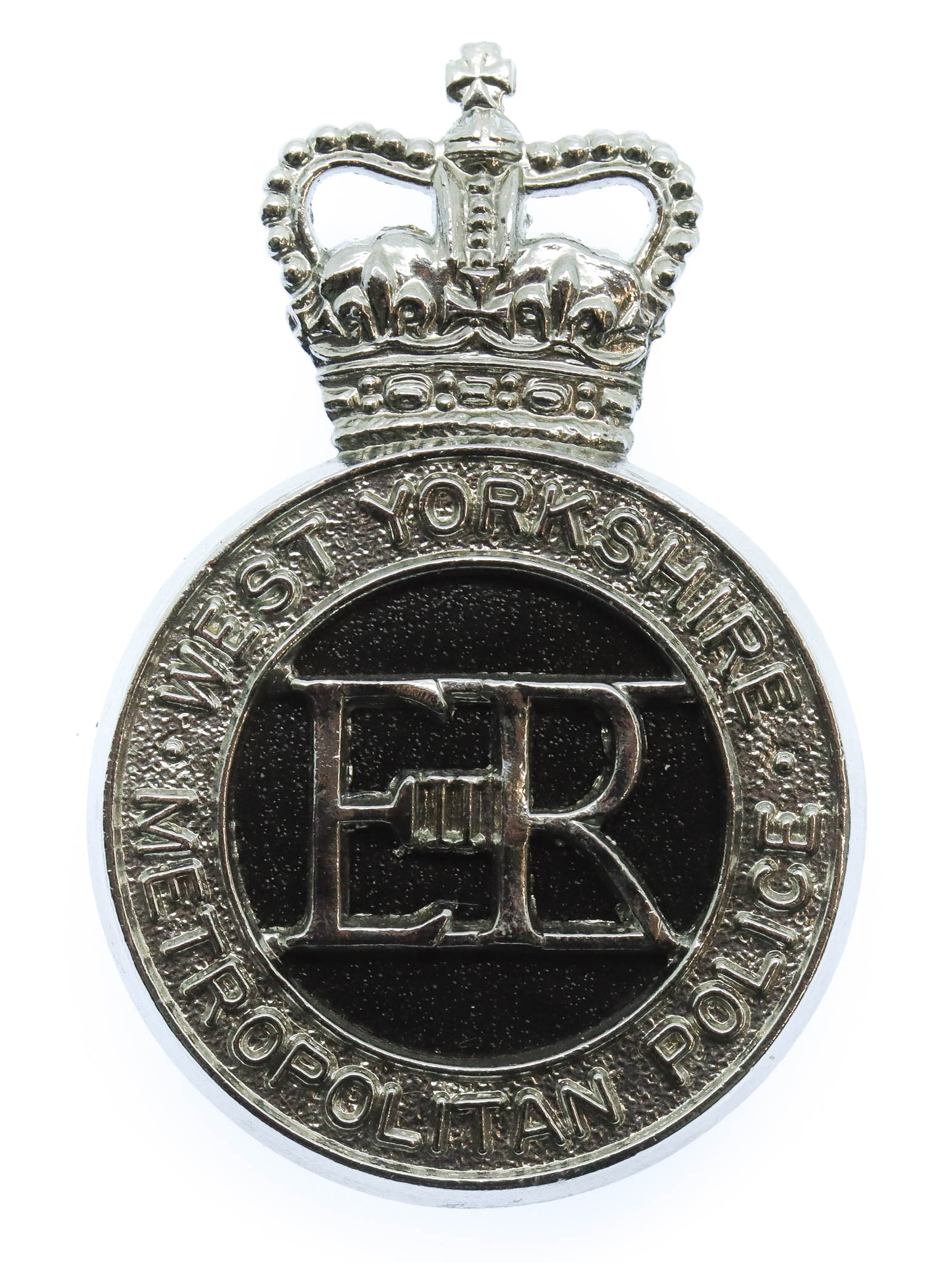 West Yorkshire Metropolitan Police Cap Badge - Queen's Crown