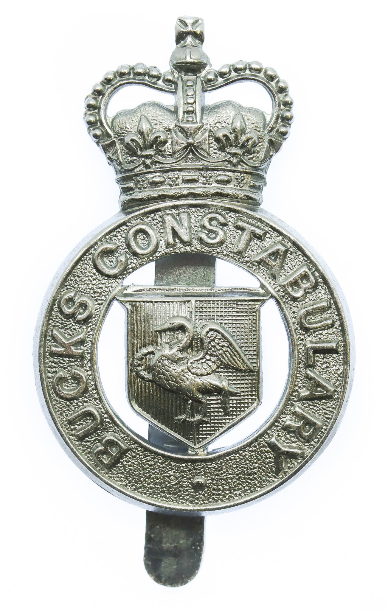Buckinghamshire Constabulary Cap Badge - Queen's Crown