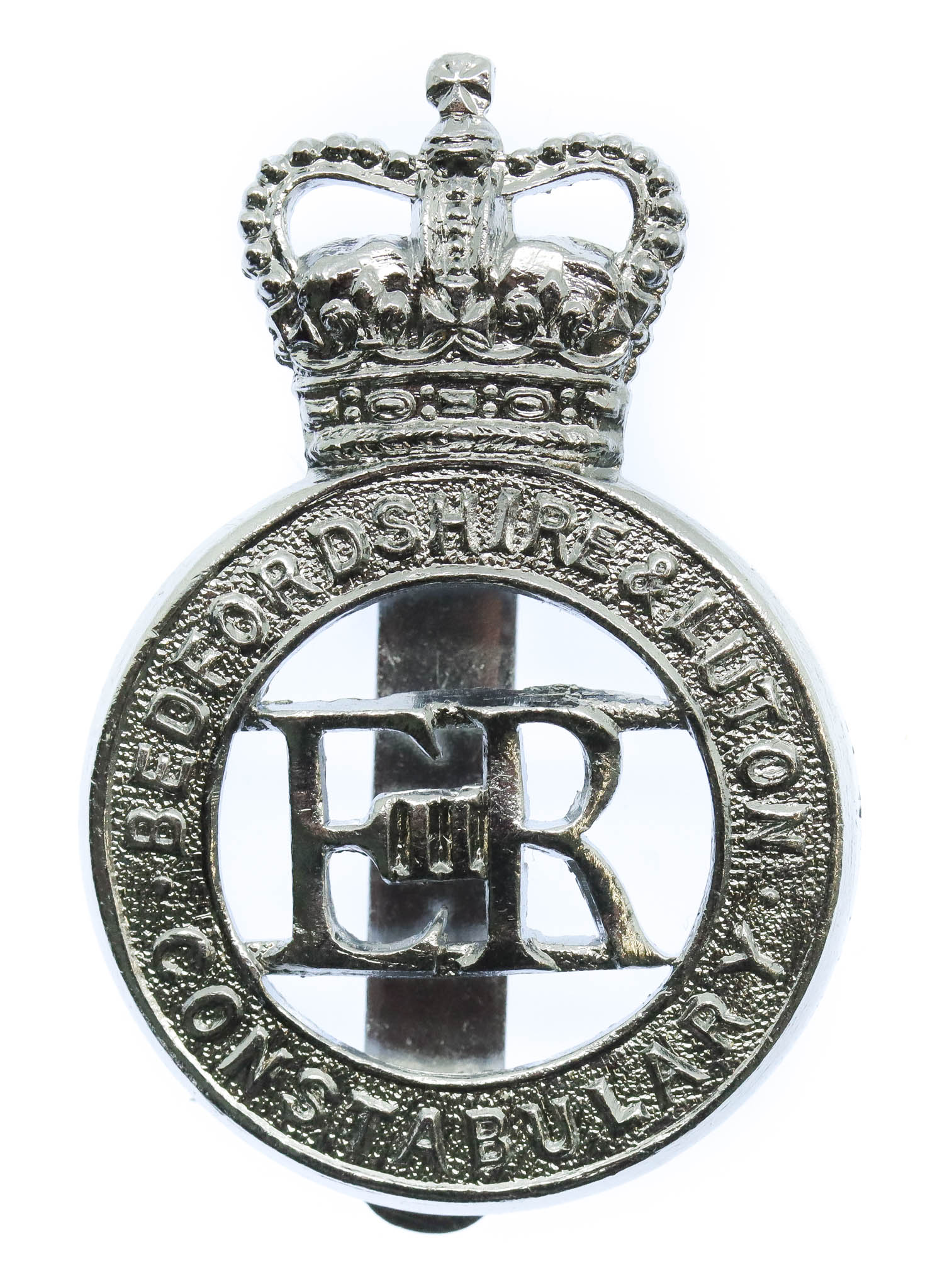 Bedfordshire & Luton Constabulary Constabulary Cap Badge - Queen's Crown