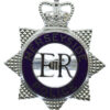 Merseyside Police Senior Officer's Enamelled Cap Badge - Queen's Crown