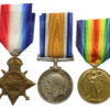 WW1 1914-15 Star Medal Trio - Cpl. F.T. Plummer, 11th Bn. A.I.F. (Gallipoli)
