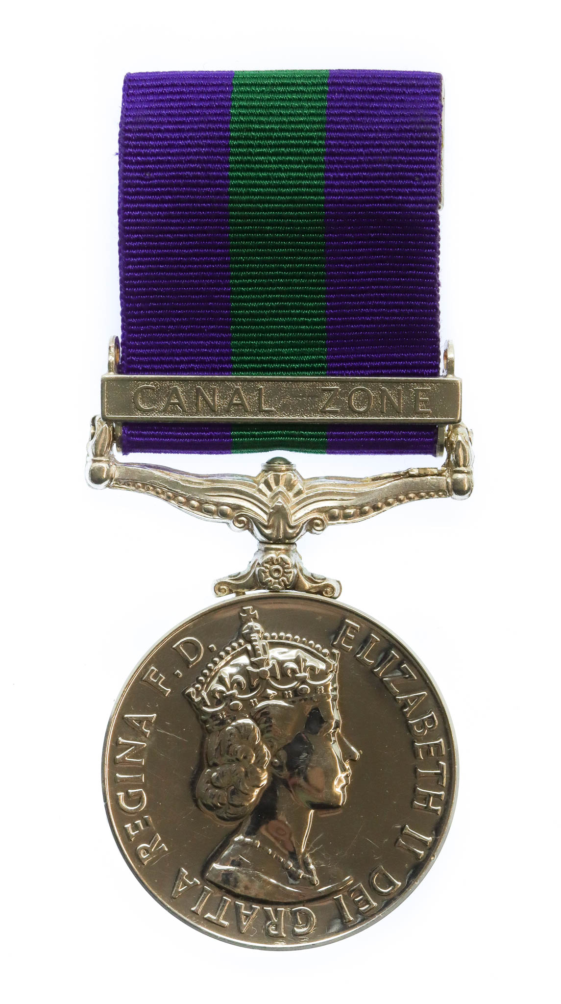 General Service Medal (Clasp - Canal Zone) - Gnr. I.G. Davies, Royal Artillery