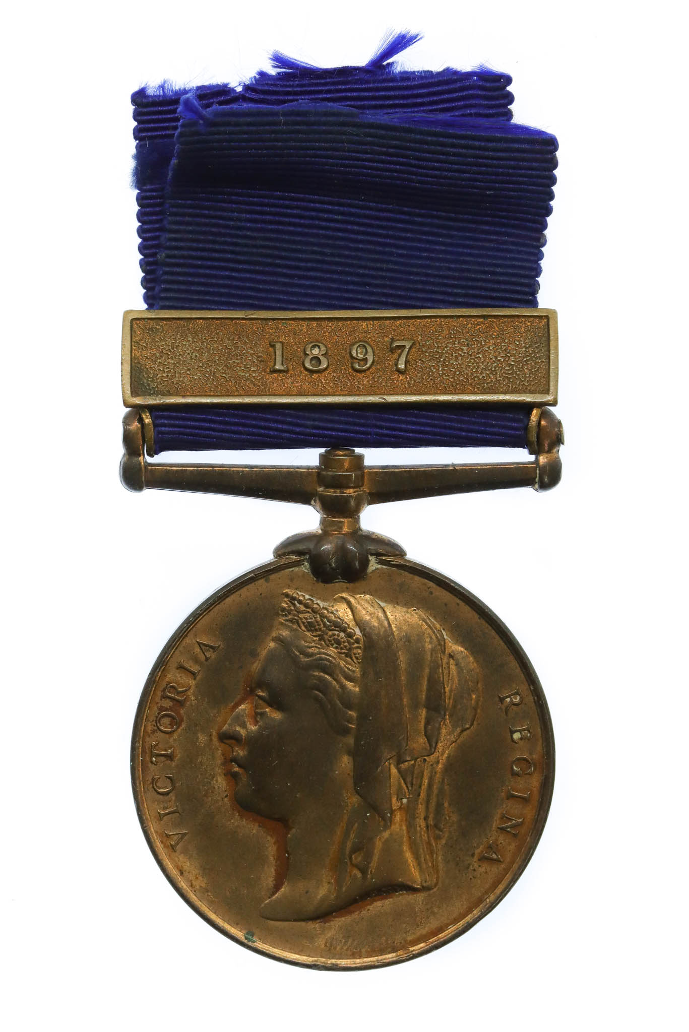 1887 Metropolitan Police Jubilee Medal (Clasp - 1897) - PC. A. Saward, 'A' Division (Whitehall)