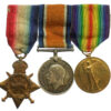 WW1 1914-15 Star Medal Trio - Dvr. H. Farrar, Royal Field Artillery