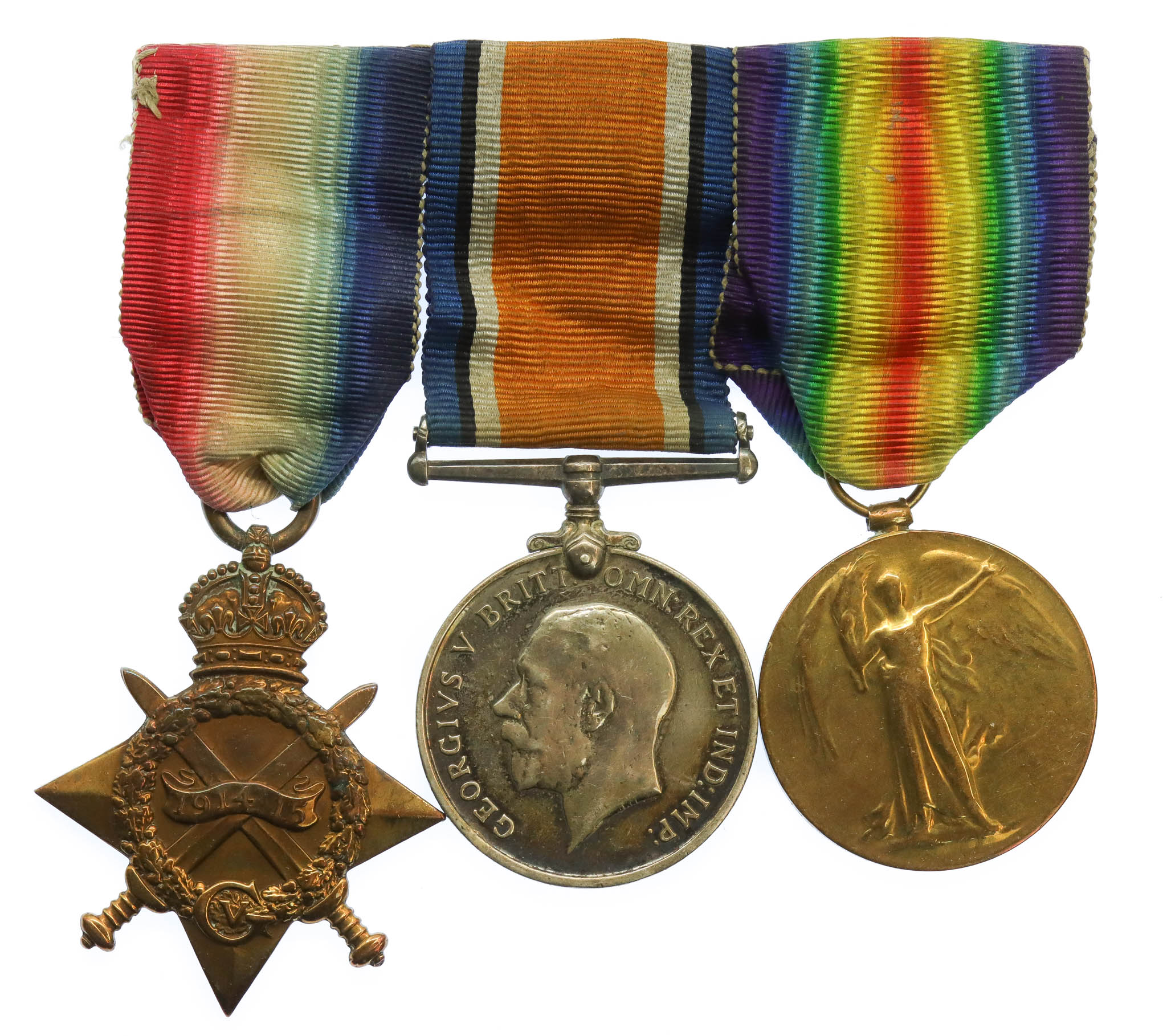 WW1 1914-15 Star Medal Trio - Dvr. H. Farrar, Royal Field Artillery