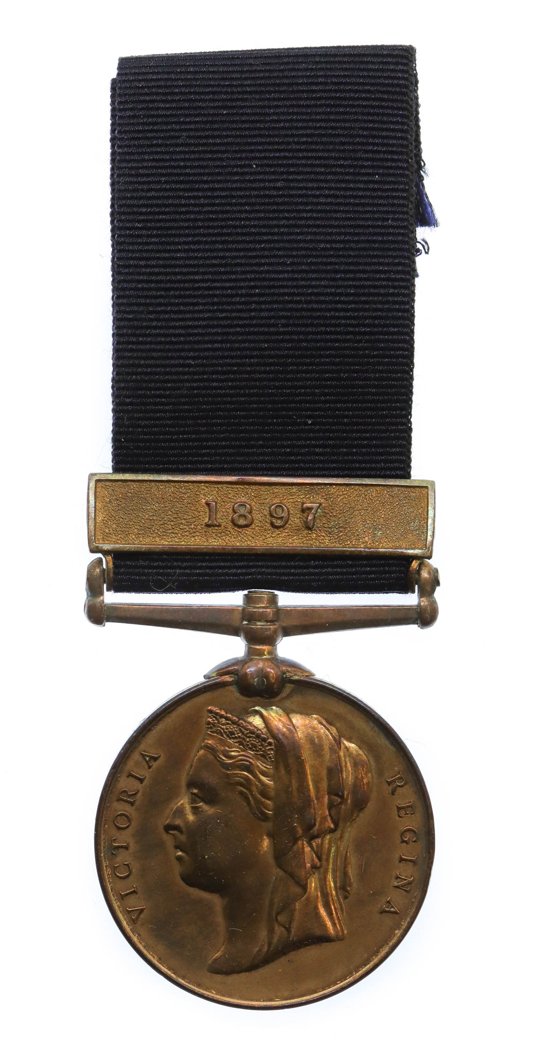 1887 Metropolitan Police Jubilee Medal (Clasp - 1897) - PC. S. Green, 'D' Division (Marylebone)