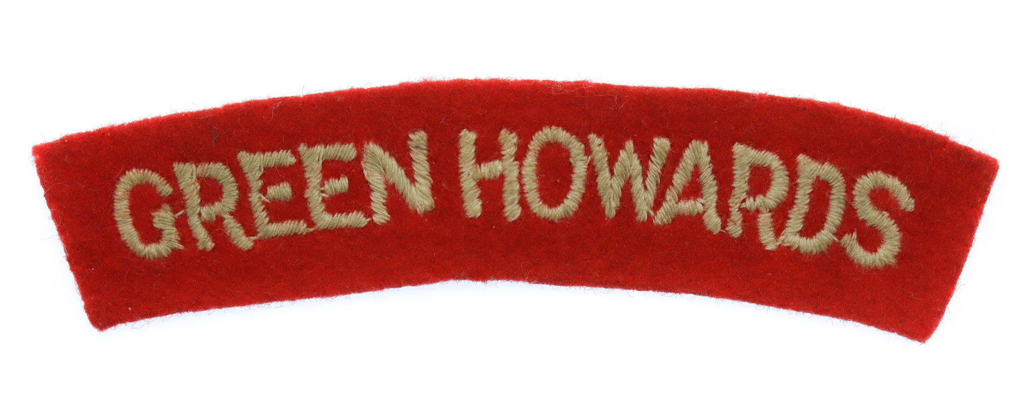 Green Howards (GREEN HOWARDS) Cloth Shoulder Title