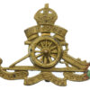 Royal Artillery (Revolving Wheel) Cap Badge - King's Crown