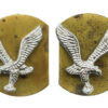 Pair of Army Air Corps Anodised (Staybrite) Collar Badges (2nd Pattern)
