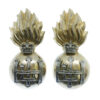 Pair of Royal Highland Fusiliers (R.H.F.) Anodised (Staybrite) Collar Badges 