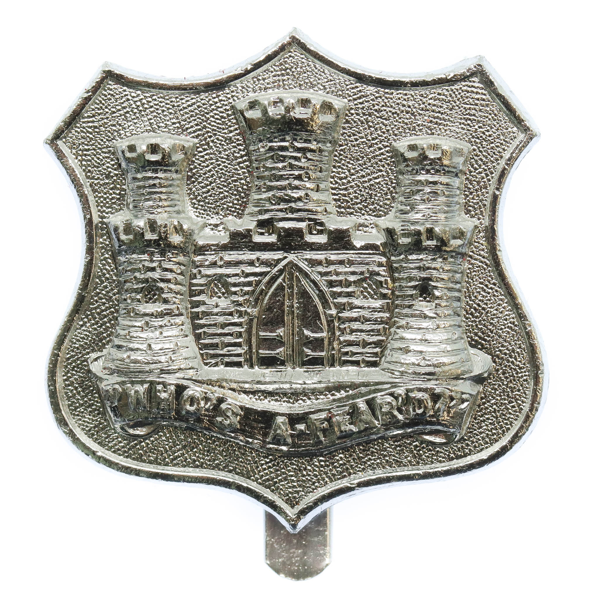 Dorsetshire Territorials Anodised (Staybrite) Cap Badge