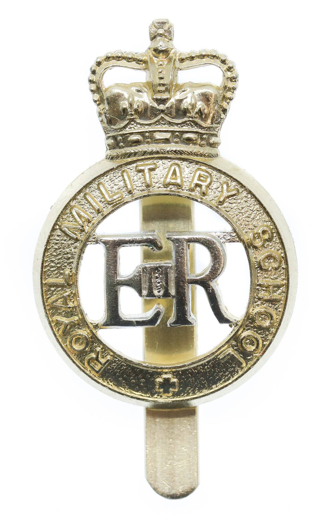 Duke of York's Royal Military School Anodised (Staybrite) Cap Badge