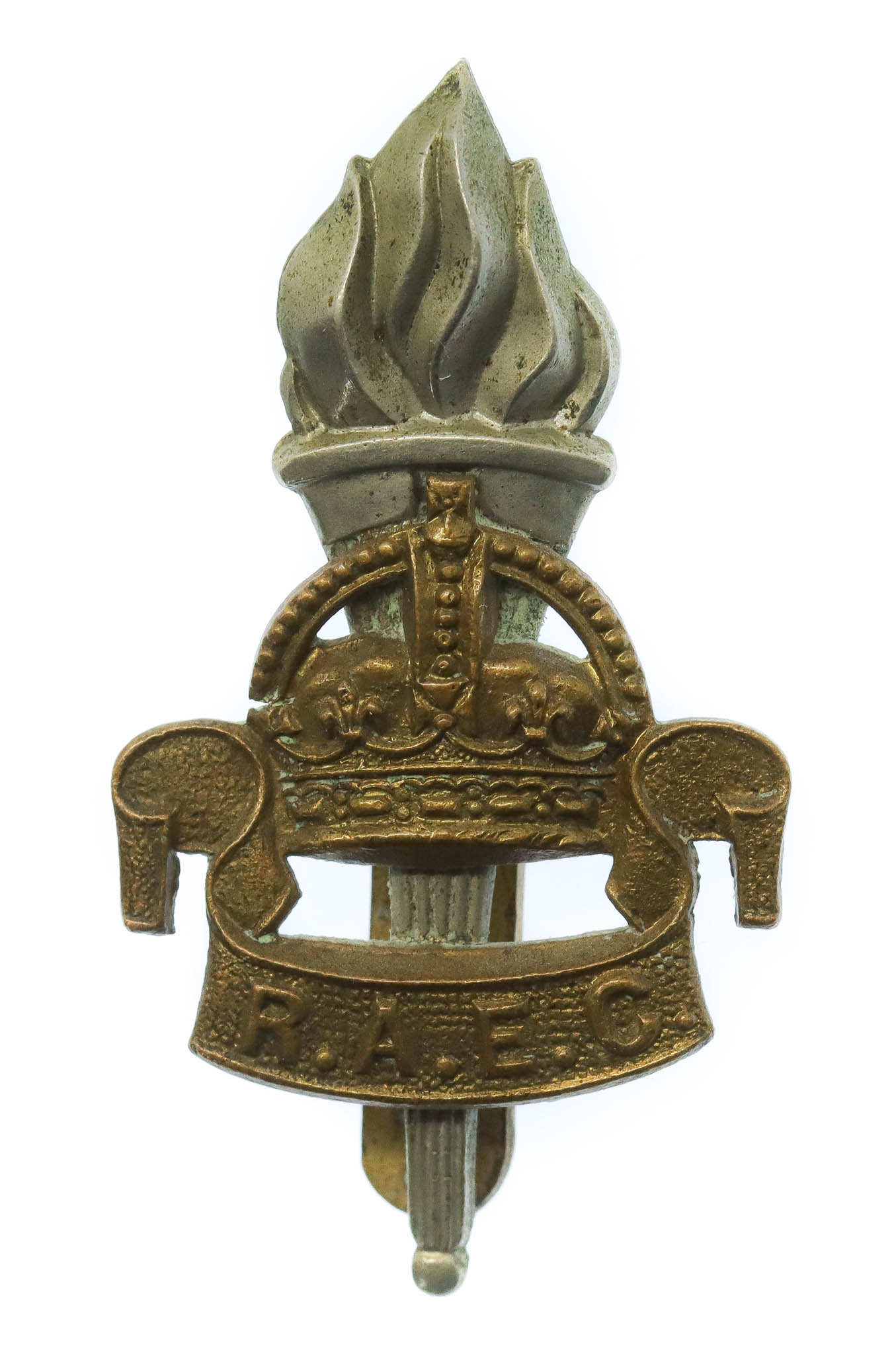 Royal Army Educational Corps (R.A.E.C.) Cap Badge - King's Crown
