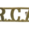 Royal Canadian Artillery (R.C.A.) Shoulder Title