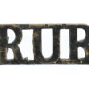 Royal Ulster Rifles (R.U.R.) Shoulder Title