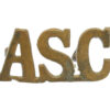 Army Service Corps (A.S.C.) Shoulder Title