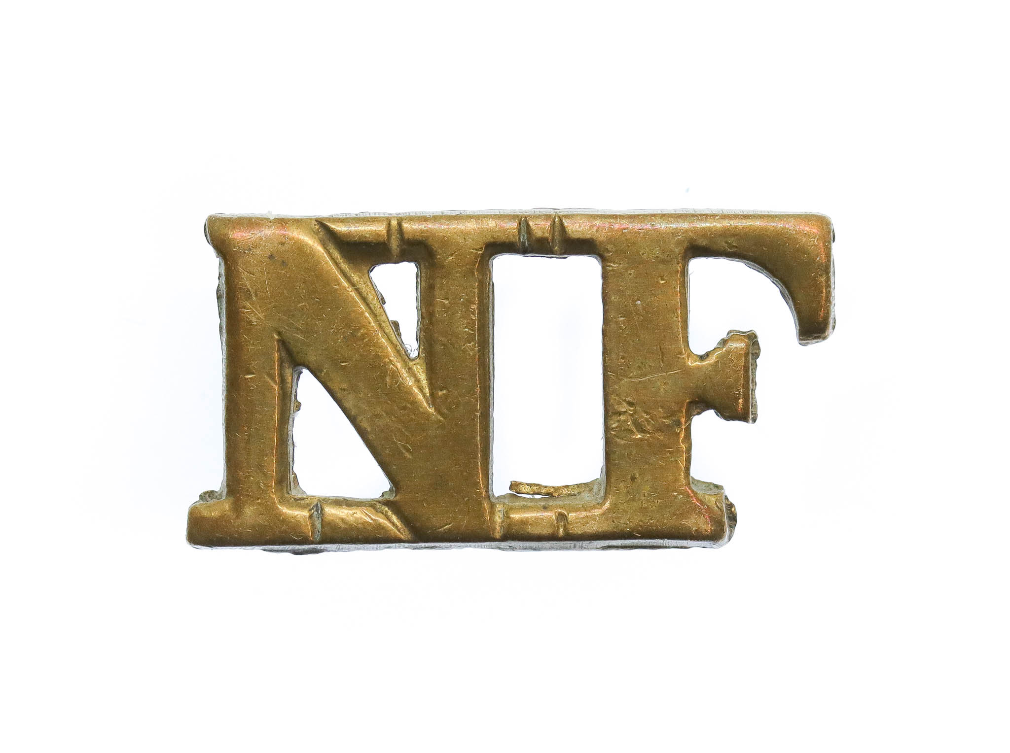 Northumberland Fusiliers (N.F.) Shoulder Title
