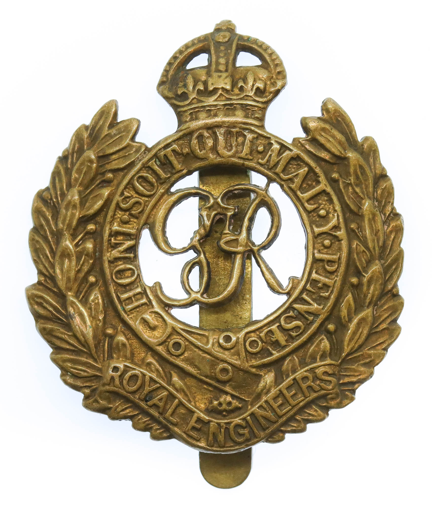 George VI Royal Engineers Cap Badge