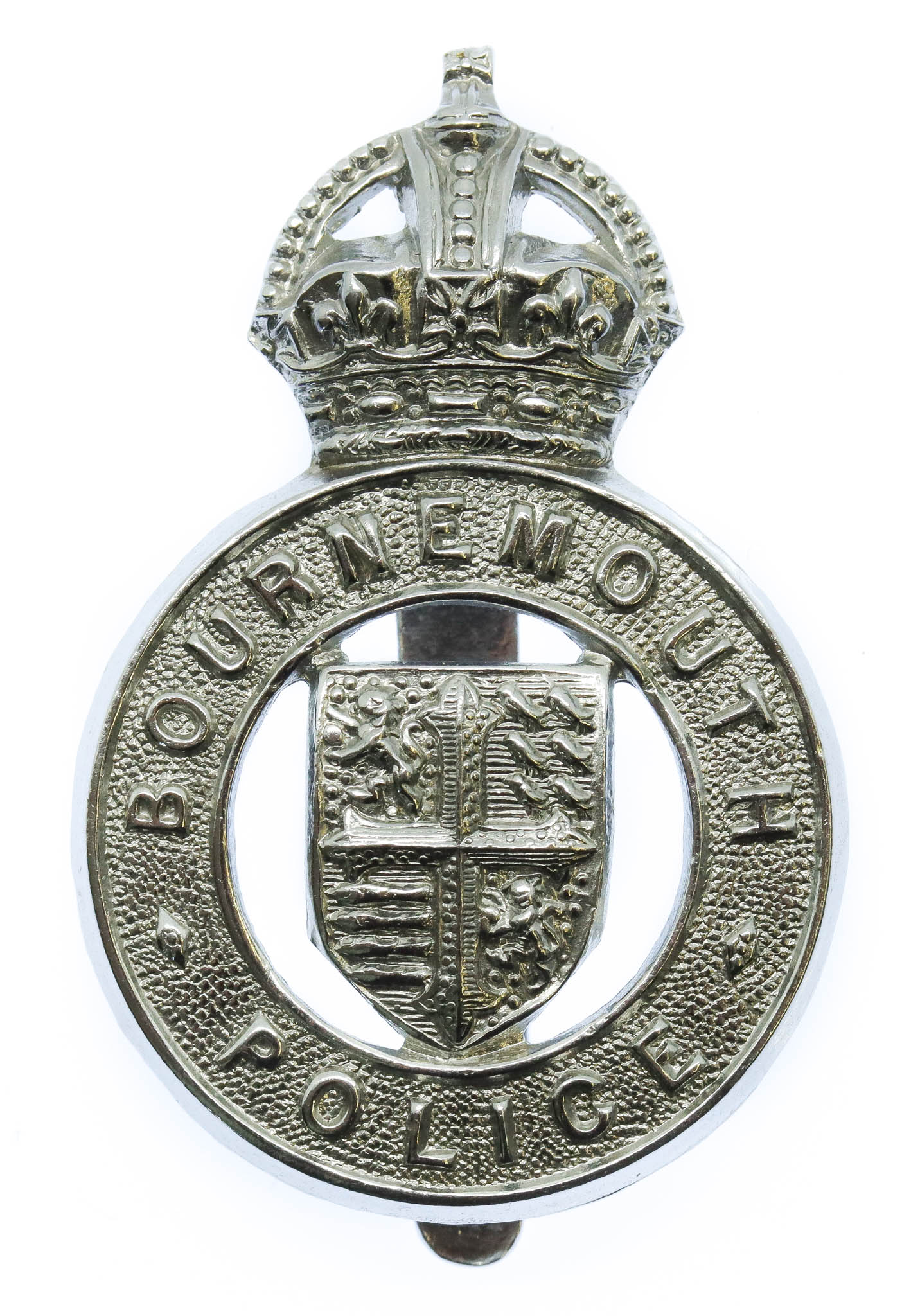 Bournemouth Borough Police Cap Badge - King's Crown