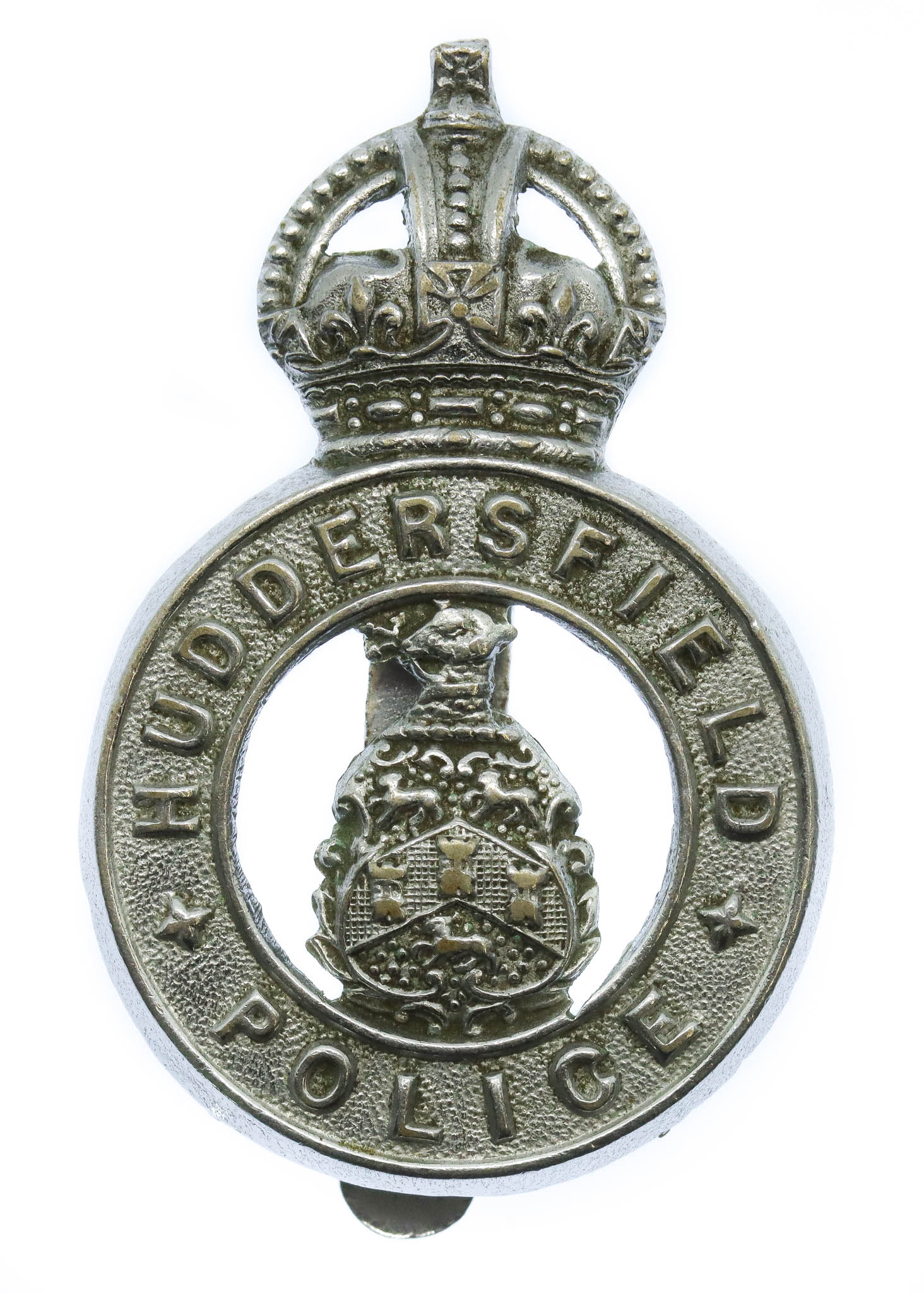 Huddersfield Police Cap Badge - King's Crown