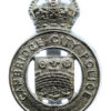 Cambridge City Police Cap Badge - King's Crown