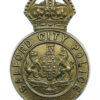 Salford City Police Cap Badge - King's Crown