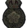 North Riding Constabulary Bullion Cap Badge - King's Crown