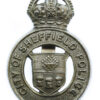 Sheffield City Police Cap Badge - King's Crown