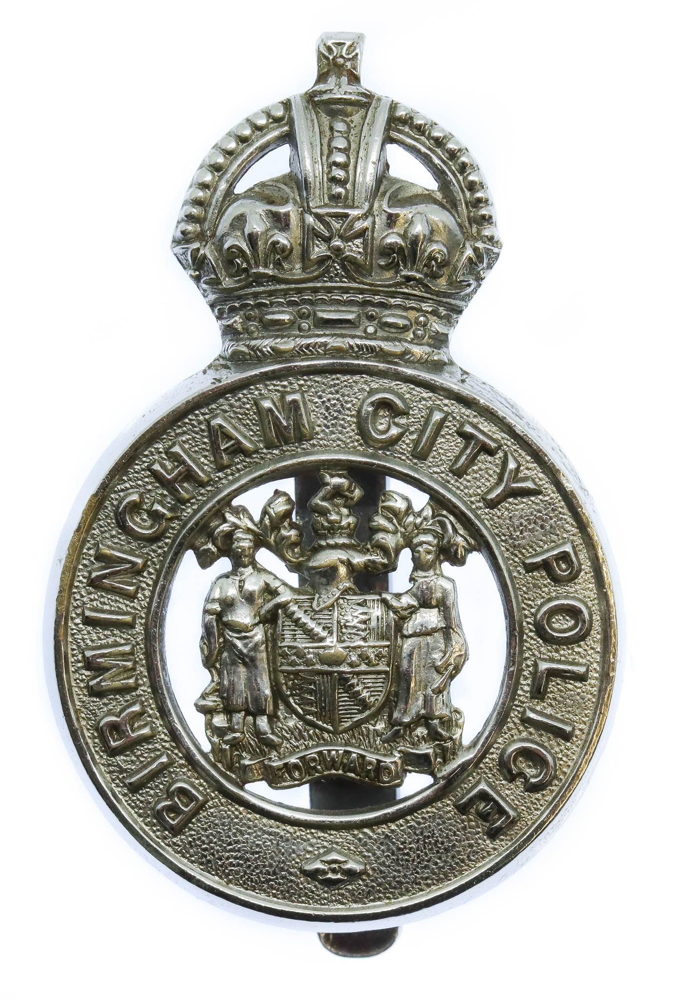 Birmingham City Police Cap Badge - King's Crown