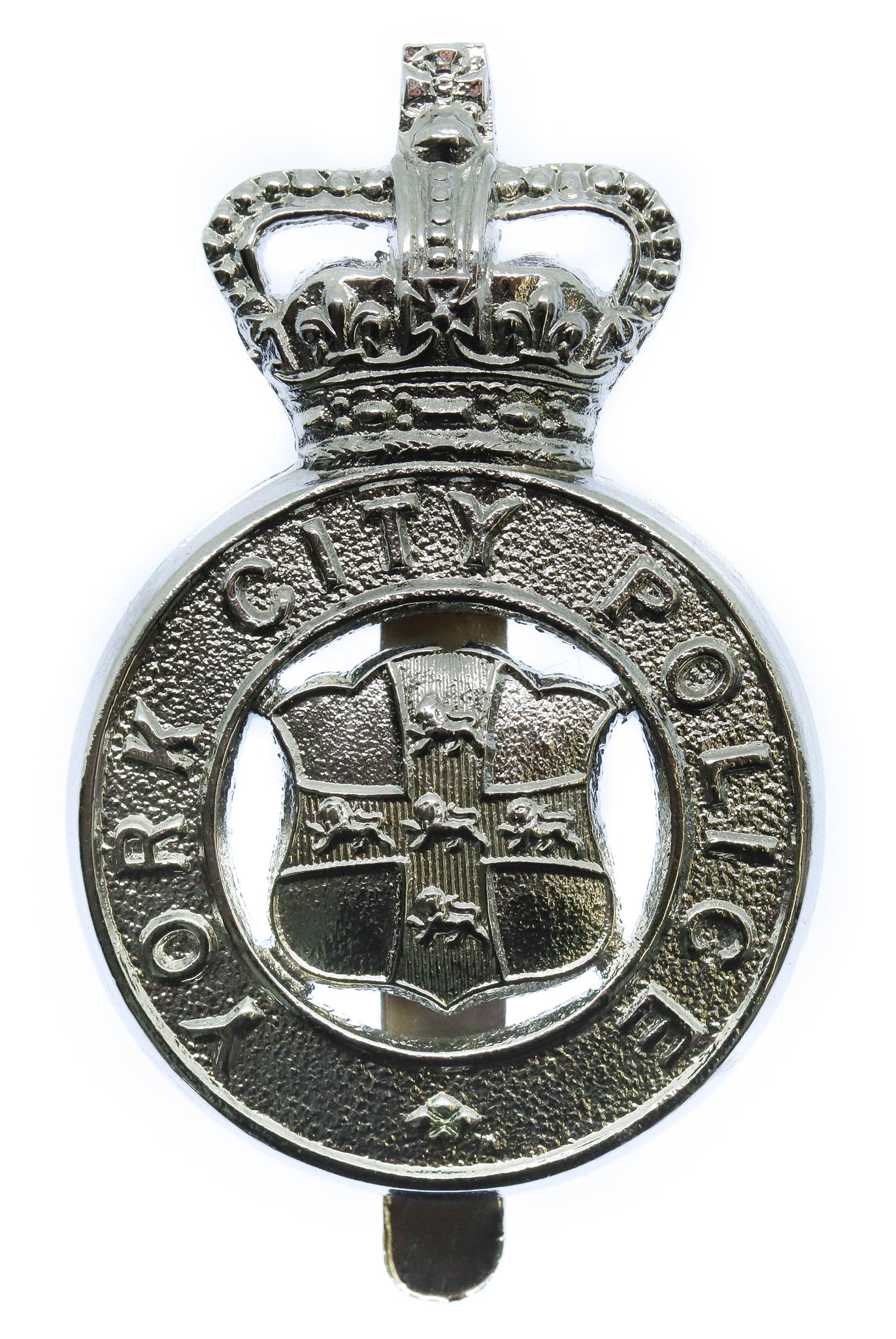 York City Police Cap Badge - Queen's Crown
