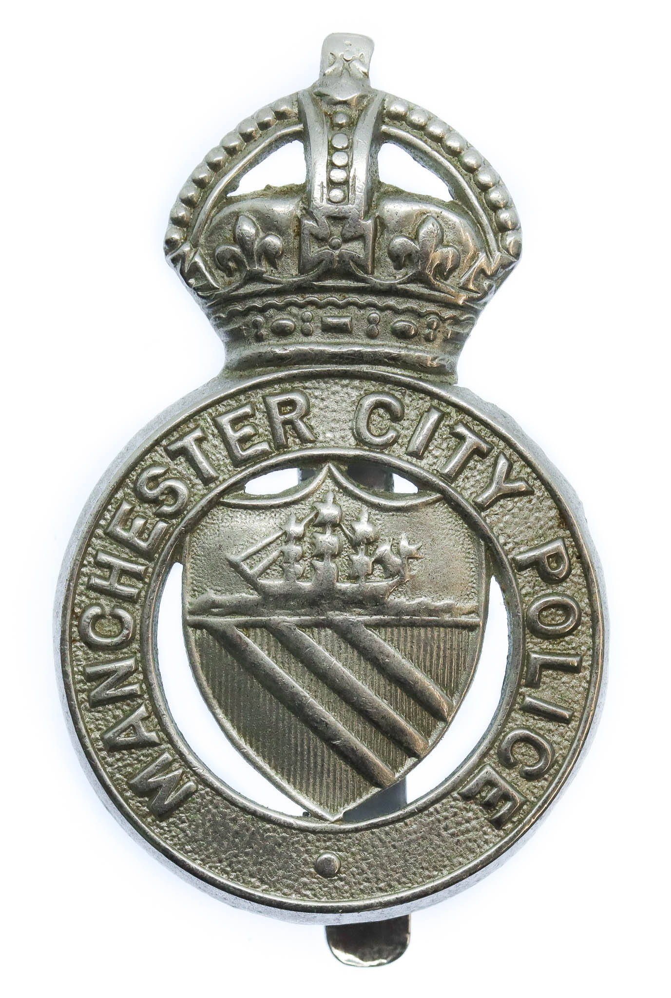 Manchester City Police Cap Badge - King's Crown