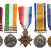 QSA (Clasps - Cape Colony, Orange Free State, Transvaal), KSA (Clasps - South Africa 1901, South Africa 1902), 1914-15 Star, British War & Victory Medal Group of Five - Pte. J. Evans, Notts & Derby Regiment (Sherwood Foresters)