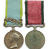 1854 Crimea Medal (Clasp - Sebastopol) and Turkish Crimea Medal Pair - Pte. W. Kennewell, 95th Regiment of Foot (Derbyshire)