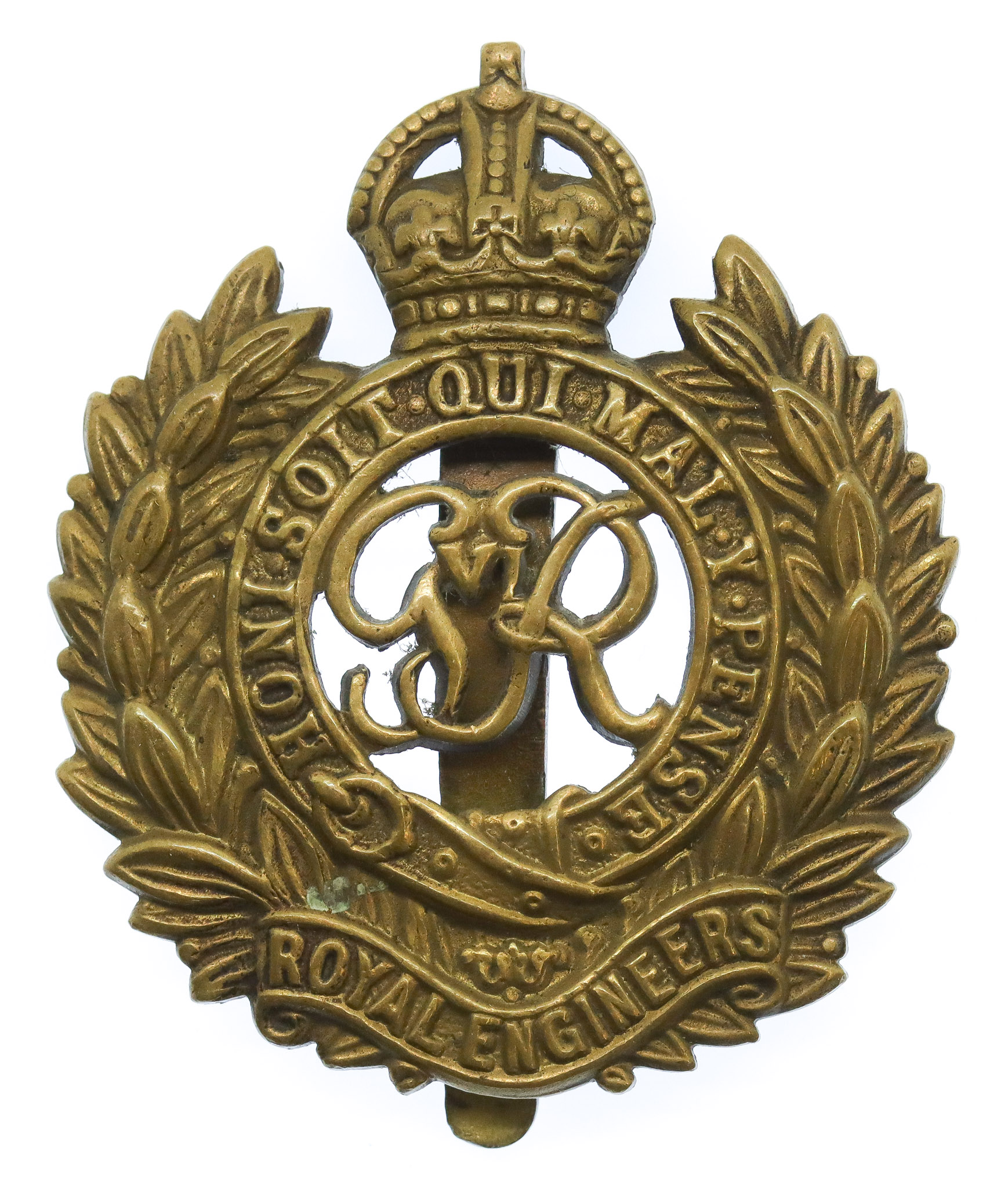 George VI Royal Engineers Cap Badge
