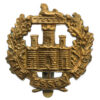 Essex Regiment WWI All Brass Economy Cap Badge