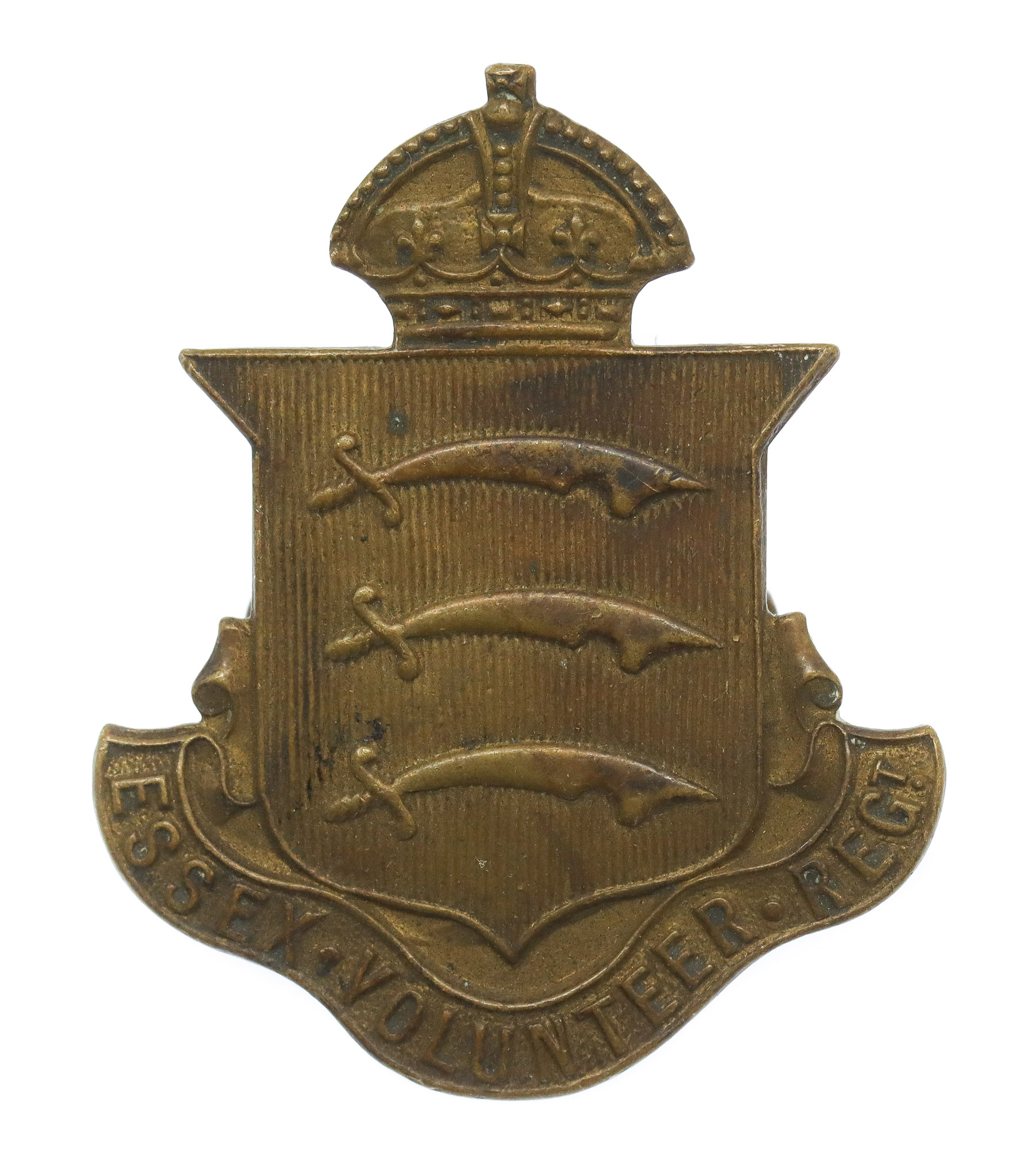 WWI Essex Volunteer Regiment VTC Cap Badge