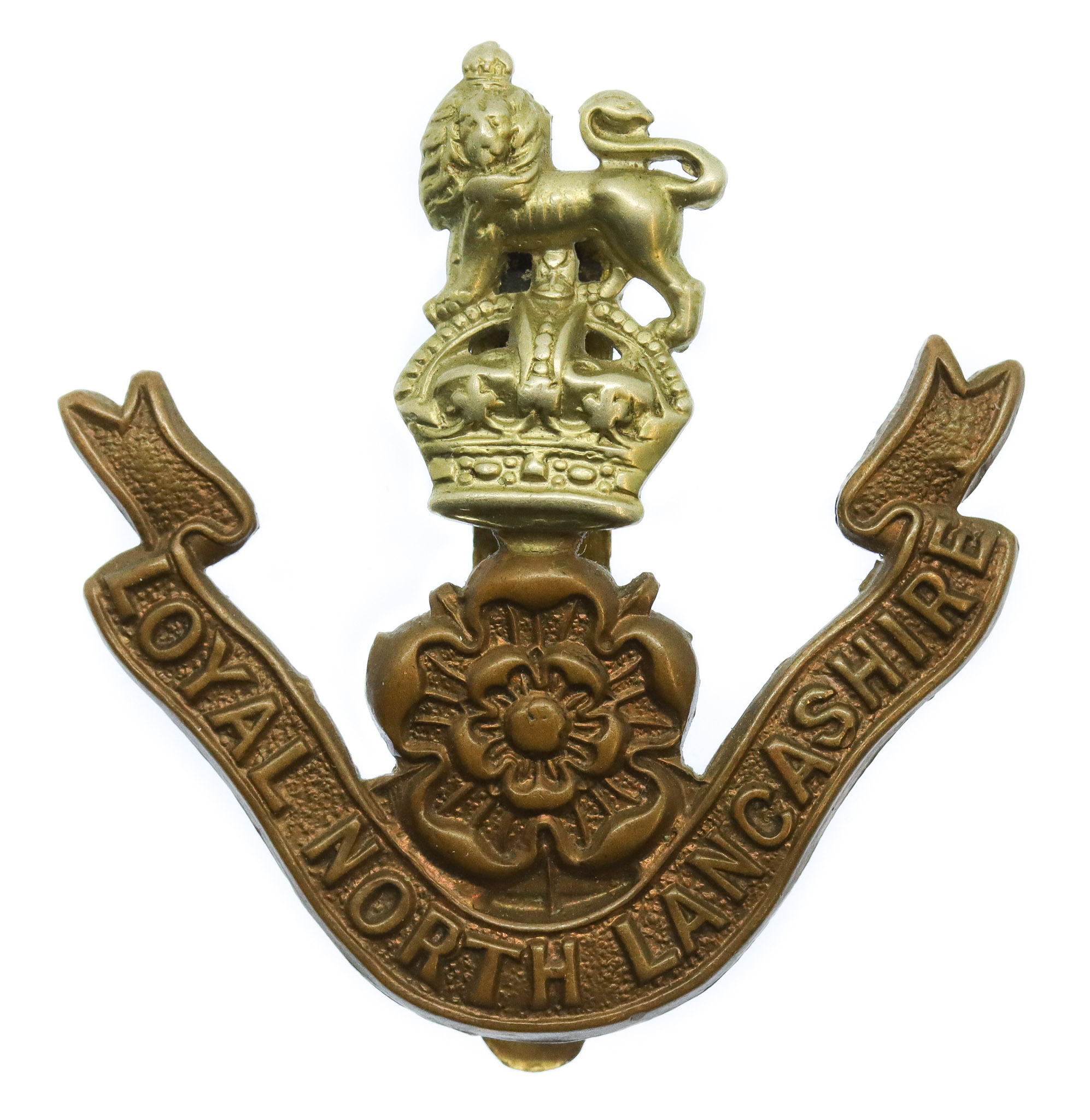 Loyal North Lancashire Regiment Cap Badge - King's Crown
