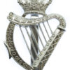 London Irish Rifles Anodised (Staybrite) Pipers Caubeen Badge