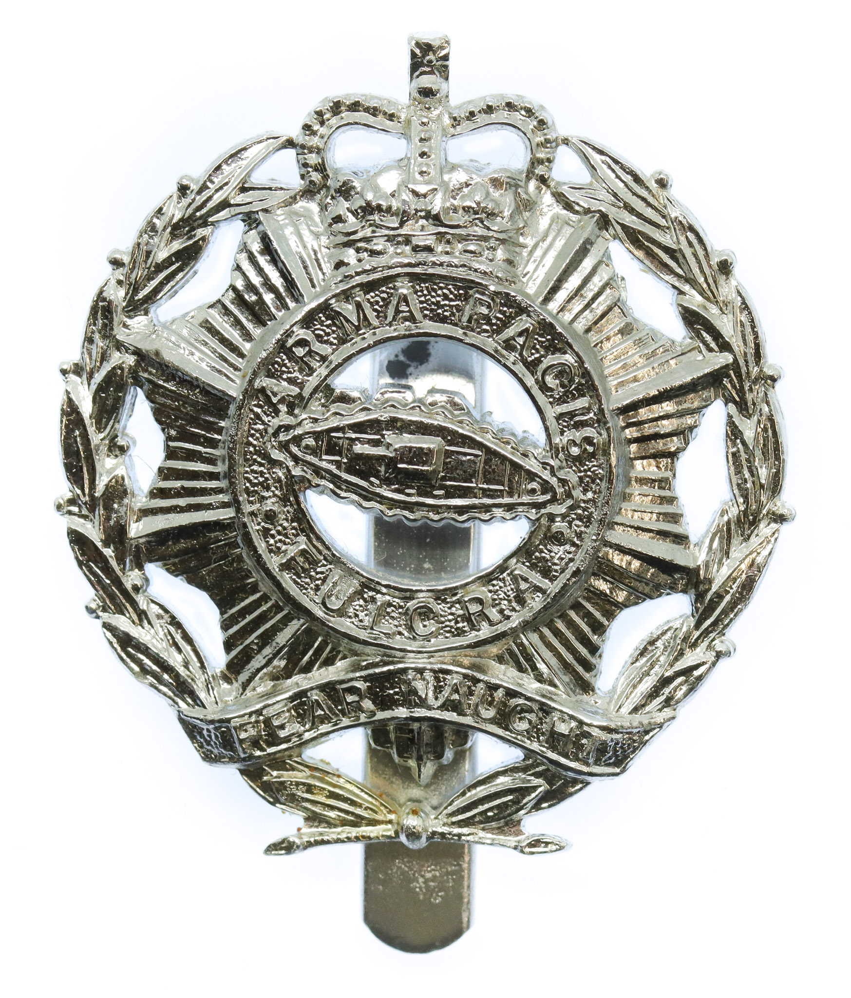 North Somerset & Bristol Yeomanry Anodised (Staybrite) Cap Badge