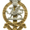 Queen's Royal Regiment Anodised (Staybrite) Cap Badge